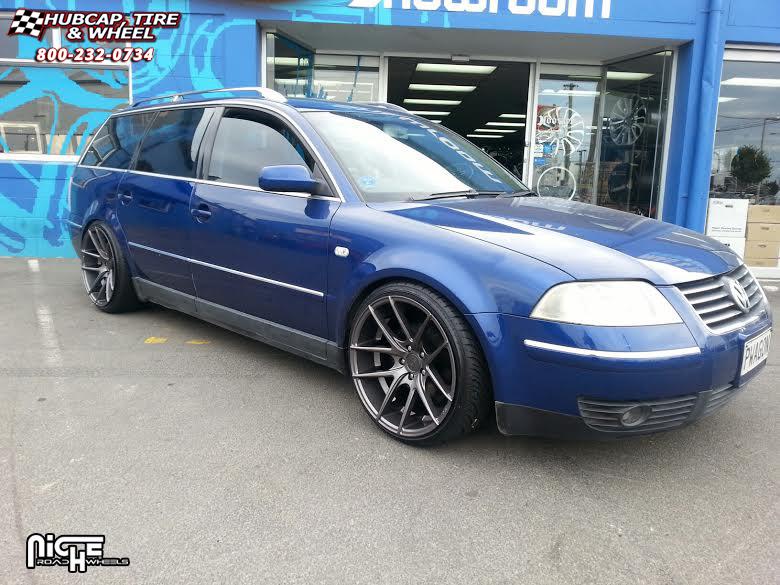 vehicle gallery/volkswagen passat niche targa m129  Anthracite wheels and rims